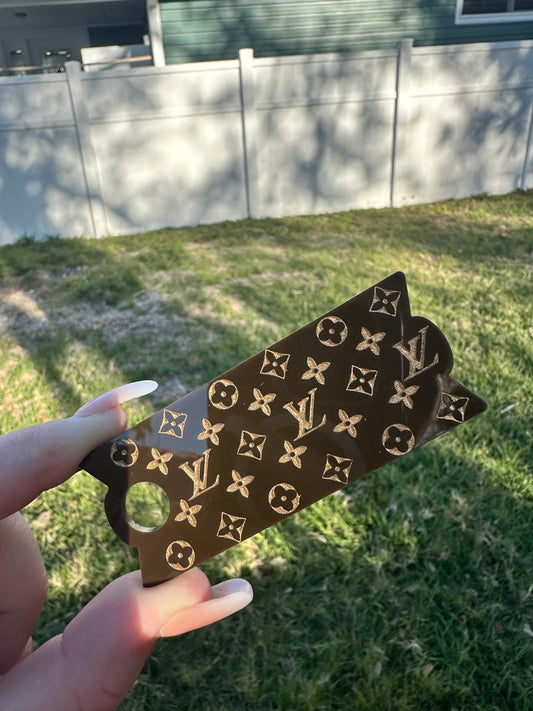 30oz LV Chocolate gold Stanley topper