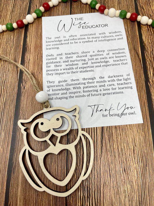 Wise Educatiors ornament