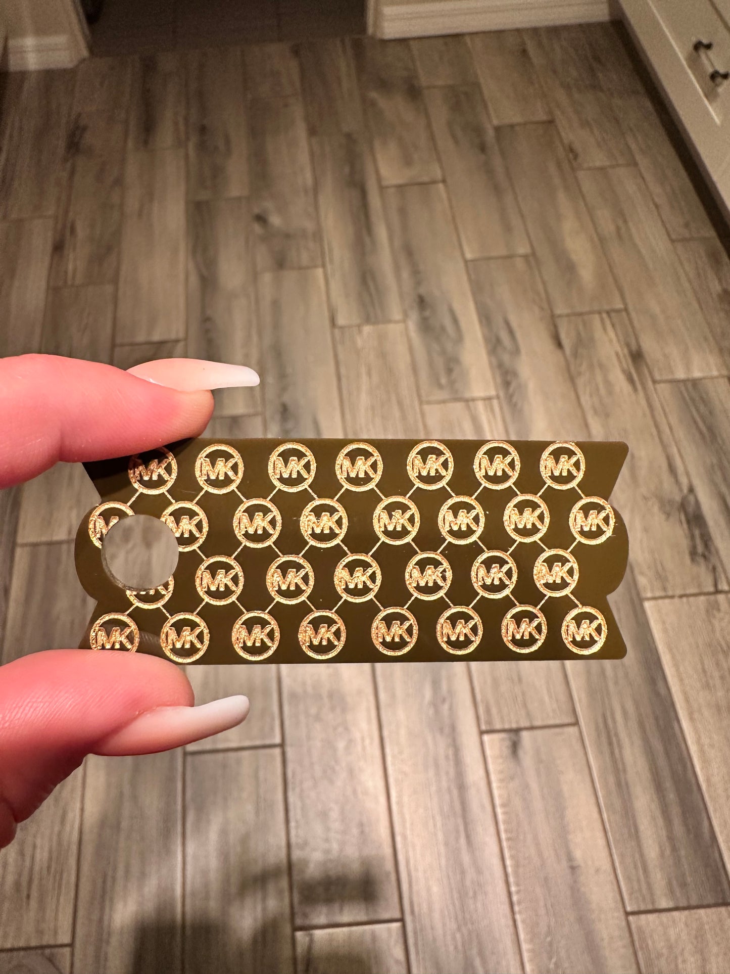 MK 40oz Choclate gold topper