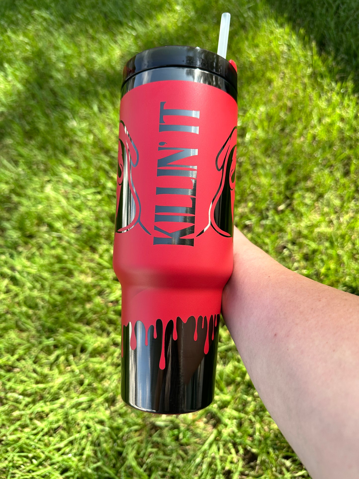 40oz Scream Ghost Face Killin' it tumbler