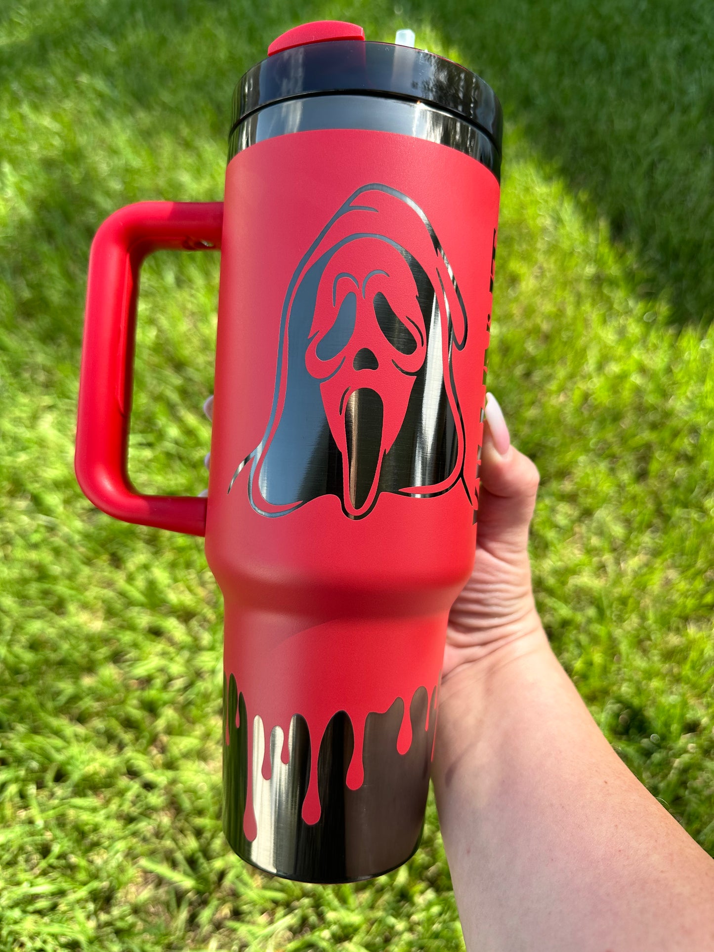 40oz Scream Ghost Face Killin' it tumbler