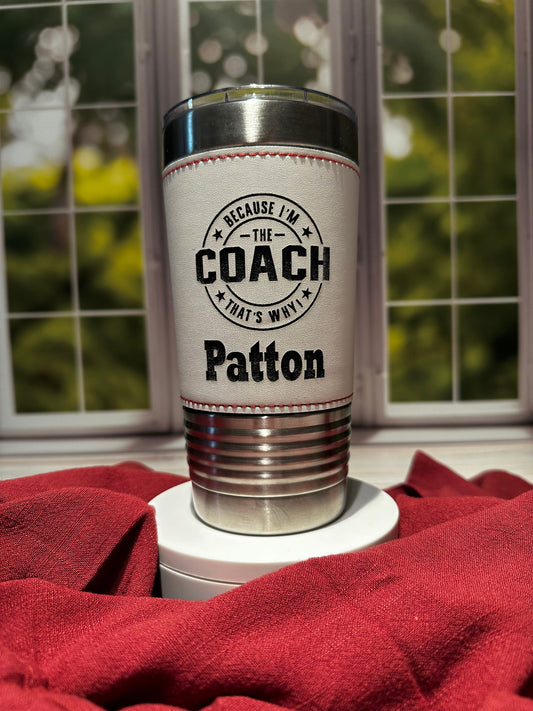20oz Baseball stainless steel tumbler