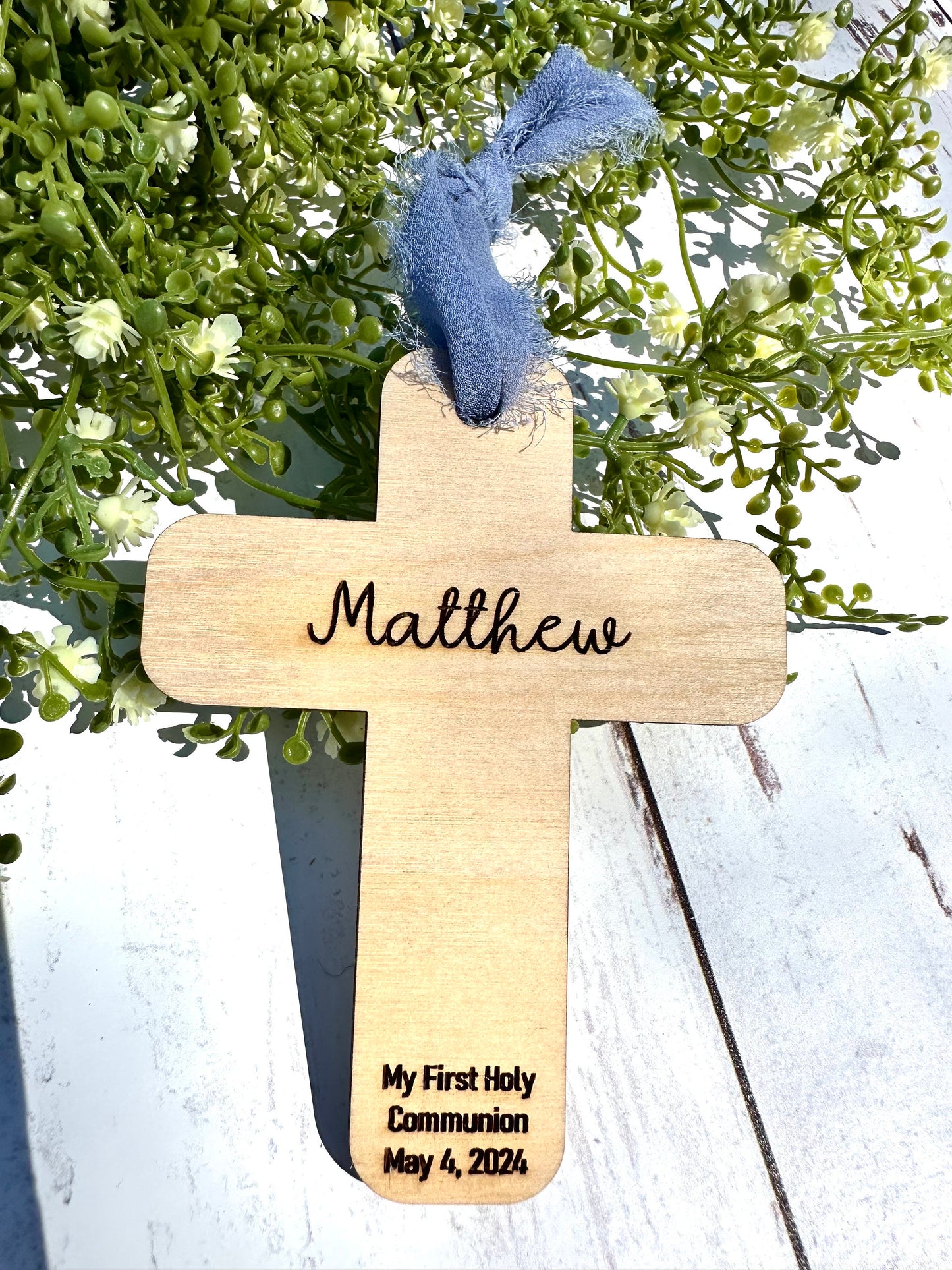 First Holy Communion/Baptism wooden cross
