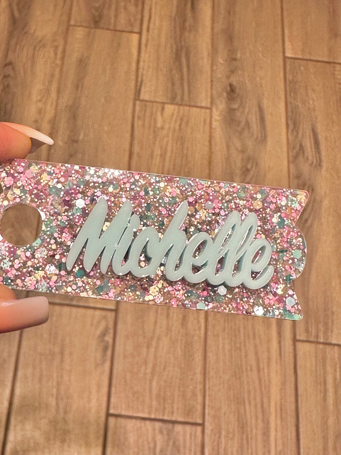 Moon rock glitter Stanley cup topper