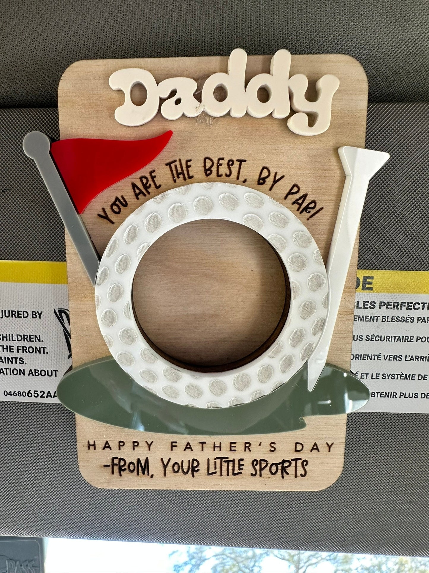 Father's Day Picture Frame| Father's Day Gift| Father's Day Fridge Photo Magnet| Photo Frame | Gift for Dad | Gift for Grandpa | Kids Photo