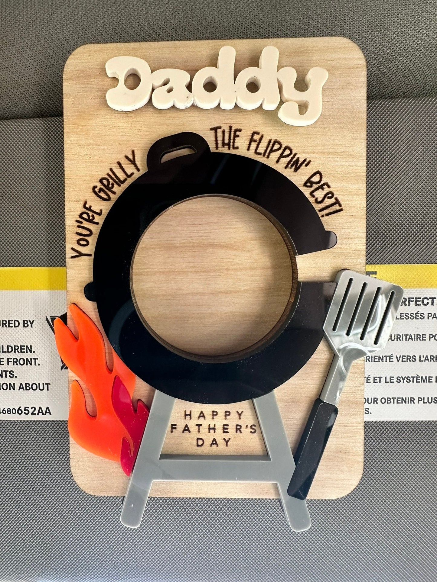 Father's Day Picture Frame| Father's Day Gift| Father's Day Fridge Photo Magnet| Photo Frame | Gift for Dad | Gift for Grandpa | Kids Photo