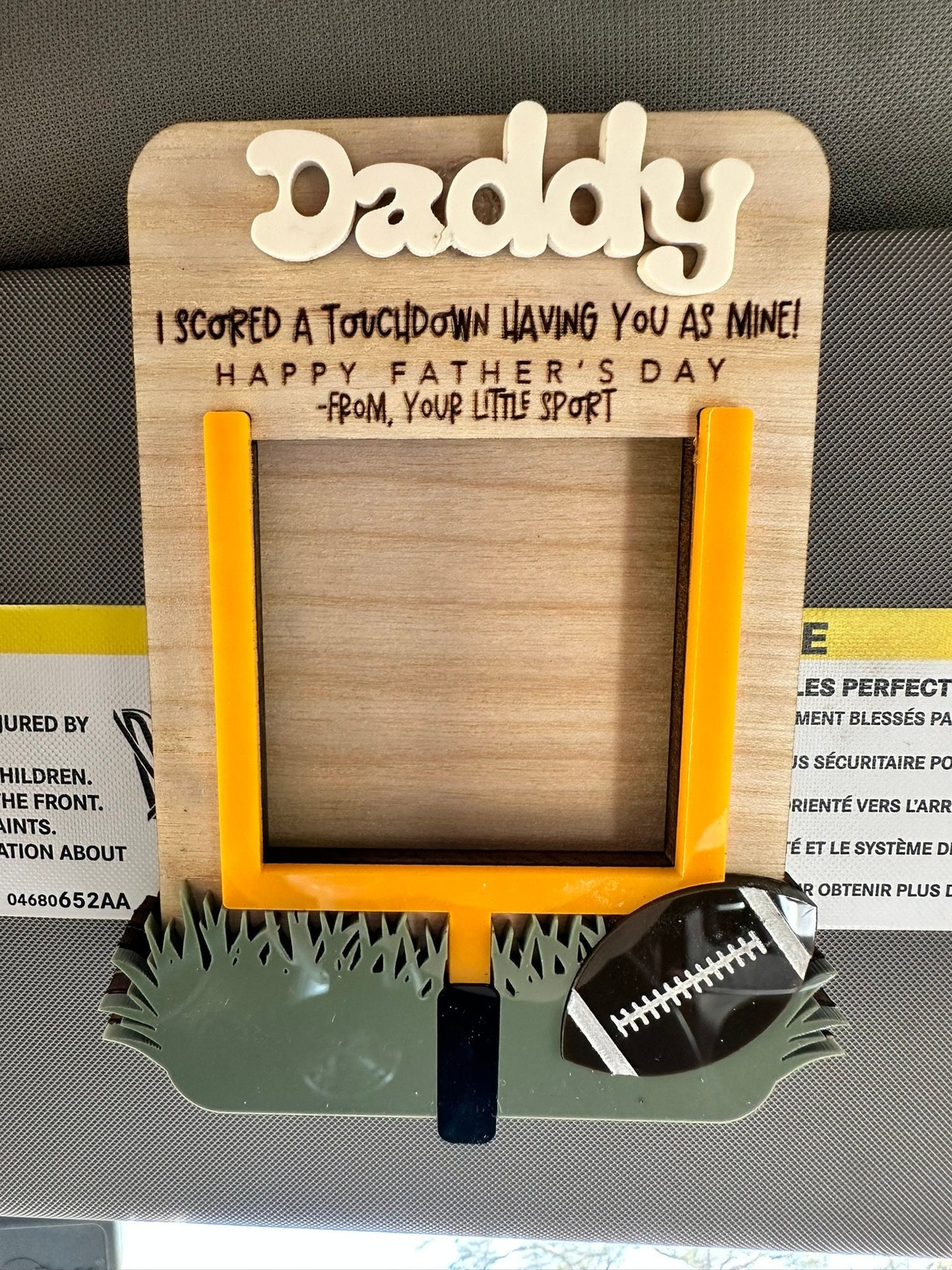 Father's Day Picture Frame| Father's Day Gift| Father's Day Fridge Photo Magnet| Photo Frame | Gift for Dad | Gift for Grandpa | Kids Photo