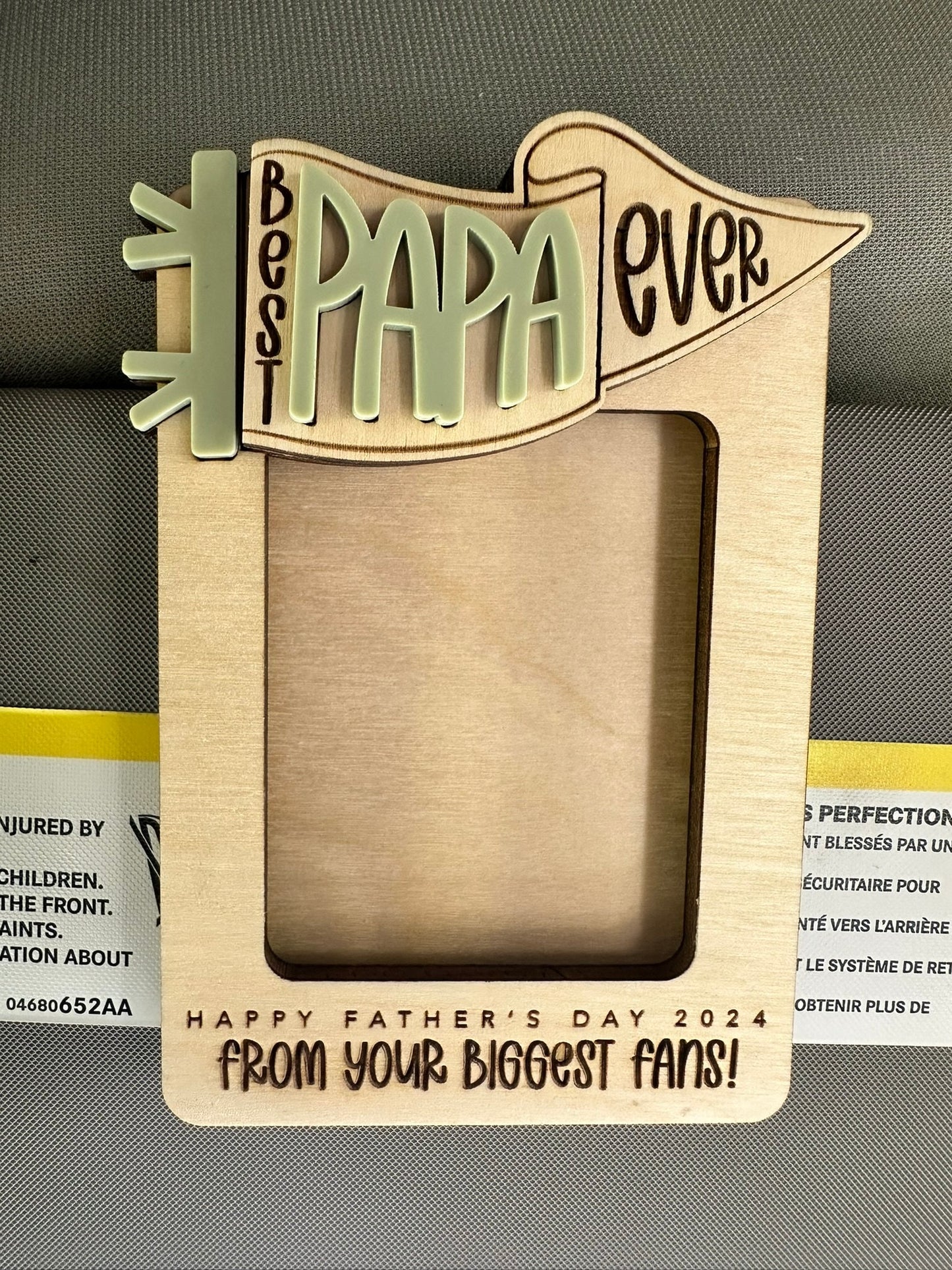 Father's Day Gift, Gift for Dad, Father’s Day, Car Visor Clip, Photo Car Visor Clip, Personalized Picture Frame, Car Visor Clip, Grandparent