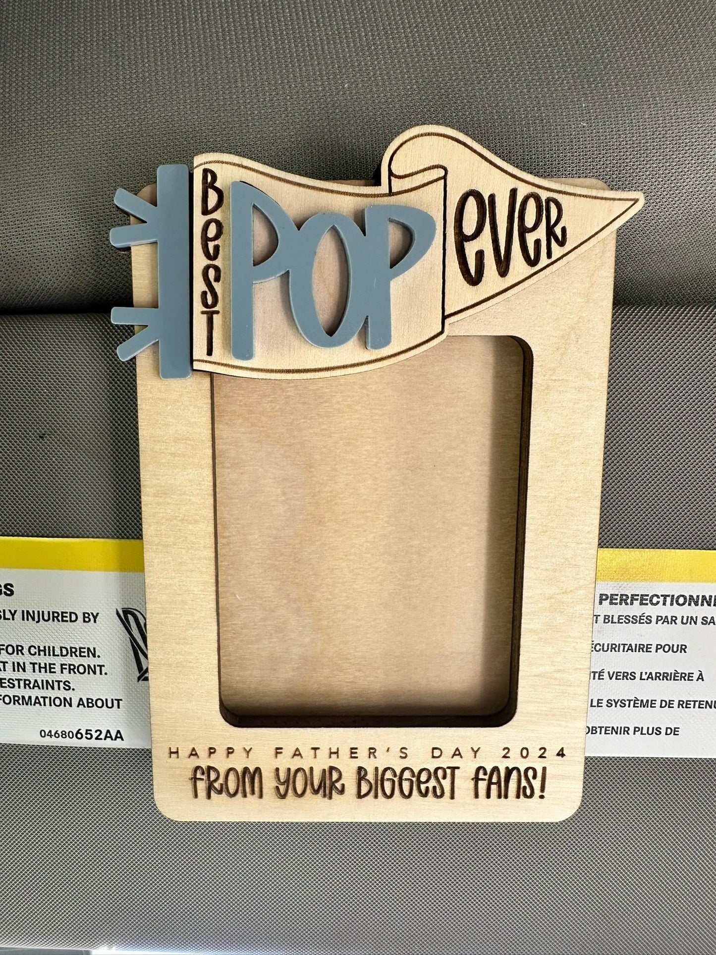 Father's Day Gift, Gift for Dad, Father’s Day, Car Visor Clip, Photo Car Visor Clip, Personalized Picture Frame, Car Visor Clip, Grandparent