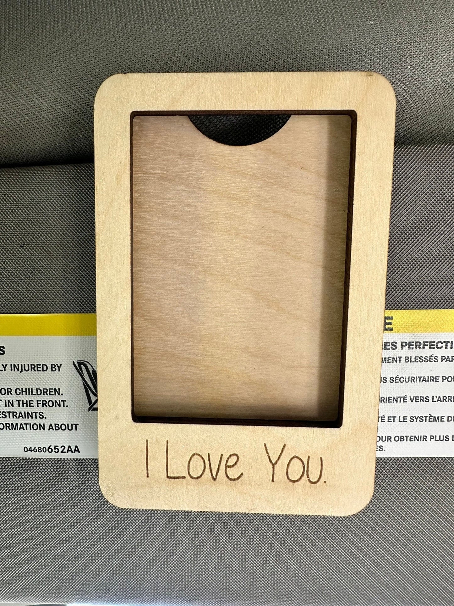 Father's Day Gift | Personalized Picture Frame | Custom Photo Visor Clip | Sun Visor Picture | Drive Safe Gift | Gift for Dad Father’s Day |