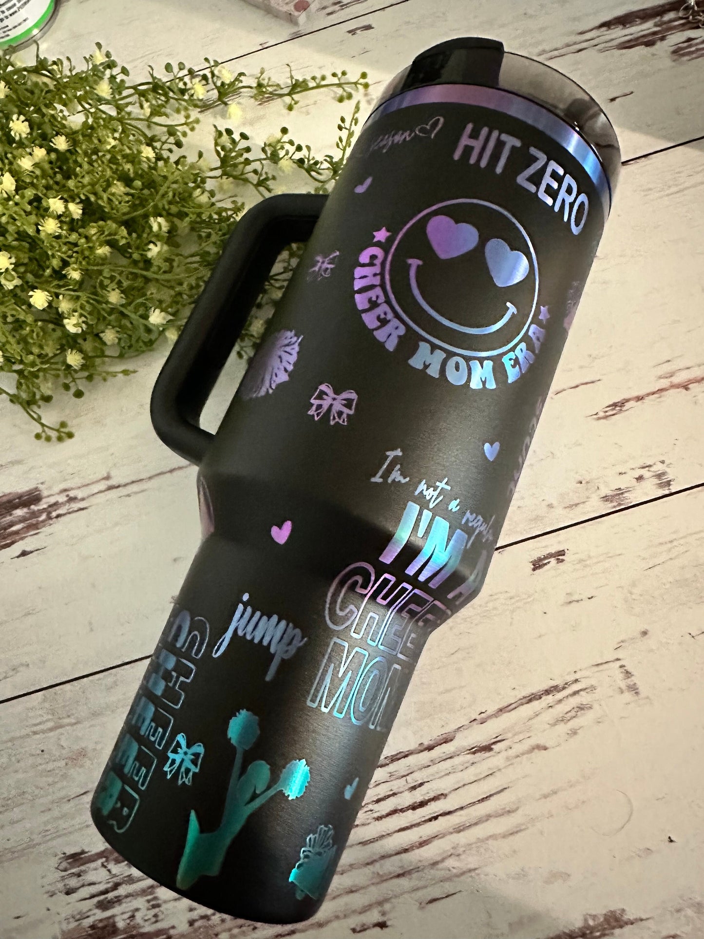 Cheer Mom Engraved 40oz tumbler