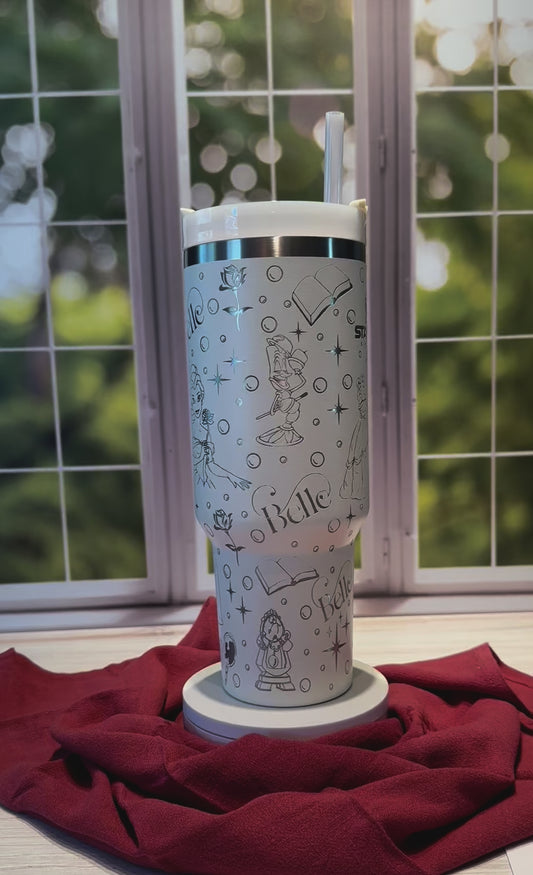 Custom engraved 40oz Stanley or non branded tumbler