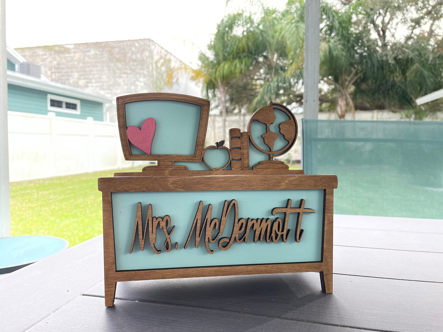 Teacher desk top plaque -2023 Teacher appreciation