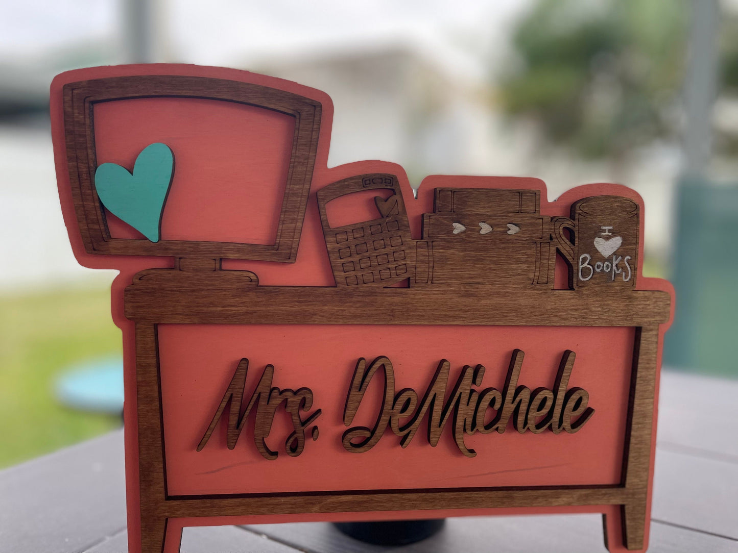 Teacher desk top pencil box-2023 Teacher appreciation