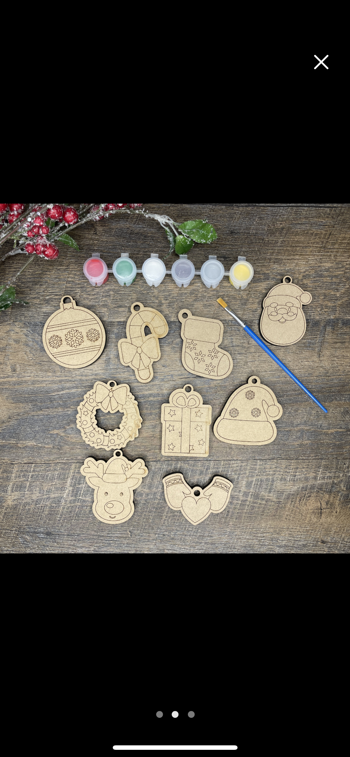 Paint your own ornaments