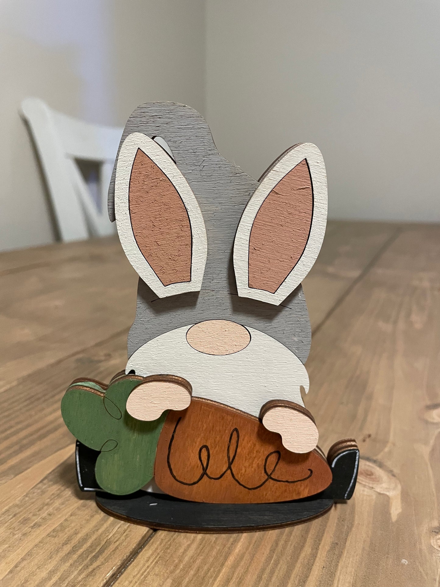 Free standing bunny gnomes