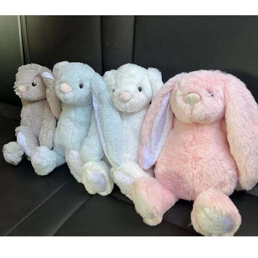 Personalized Plush Easter bunnies.