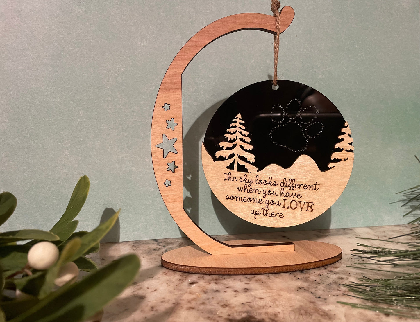 Sky look different ornament