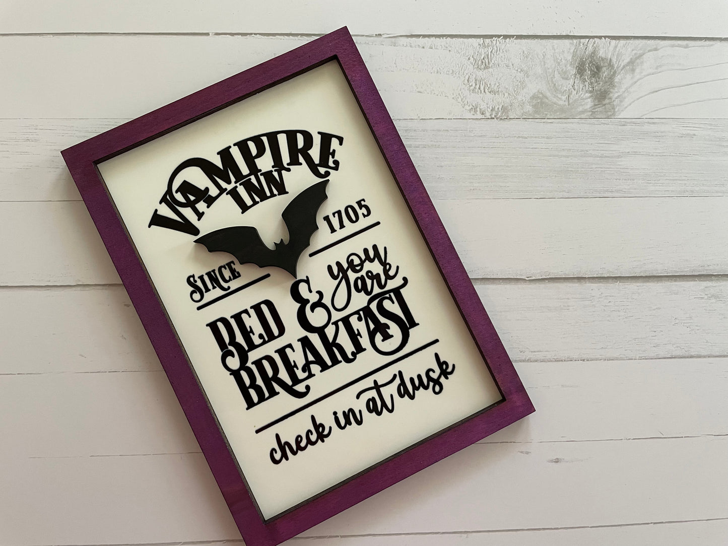 5x7 vampire sign