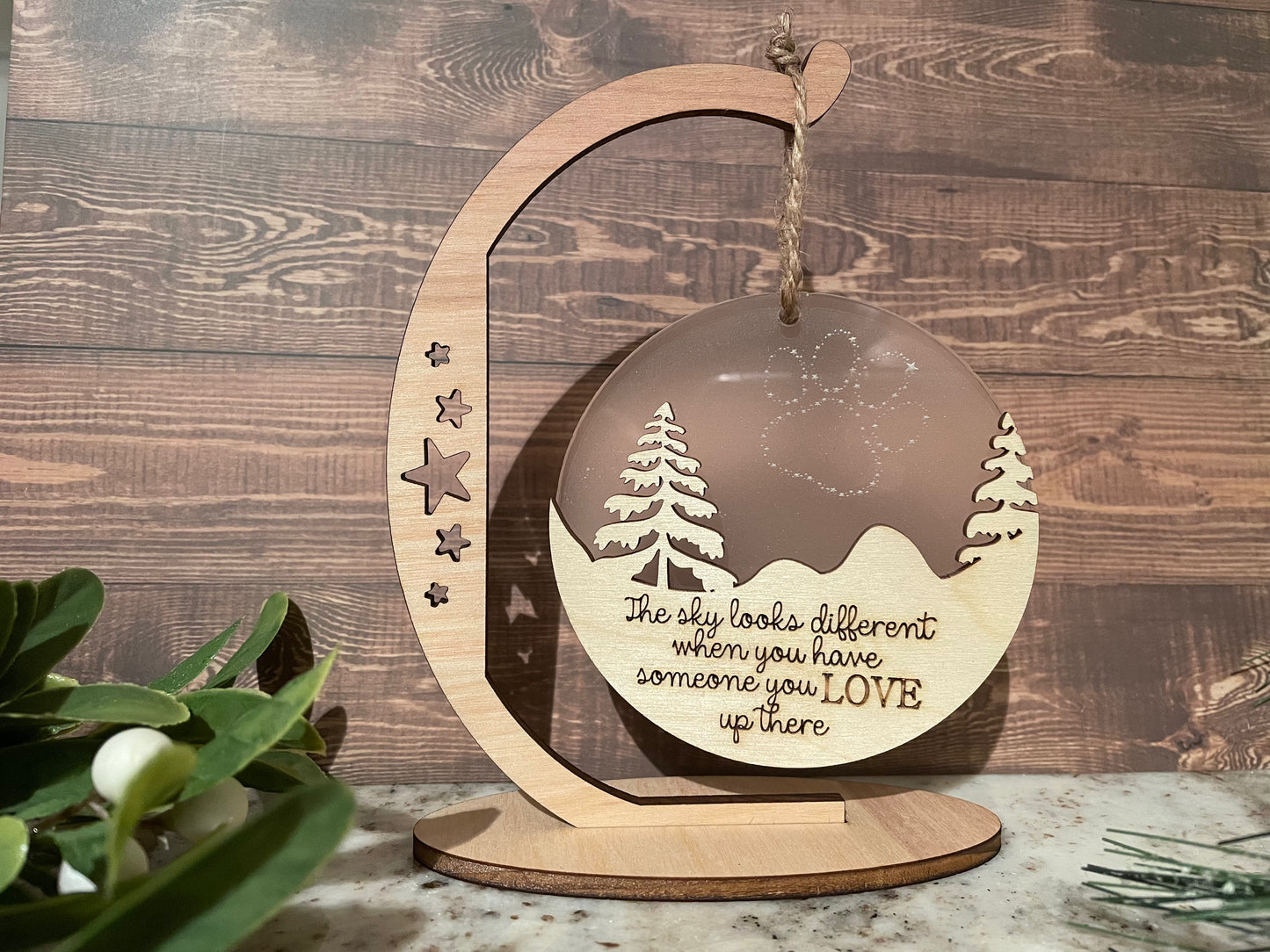 Sky look different ornament