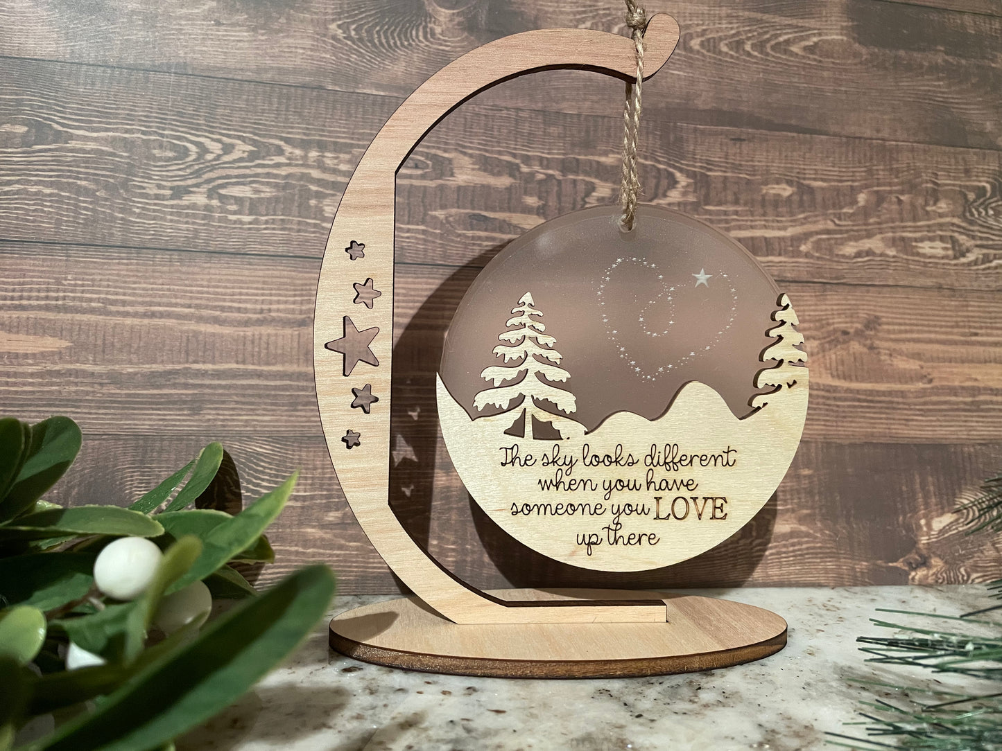 Sky look different ornament