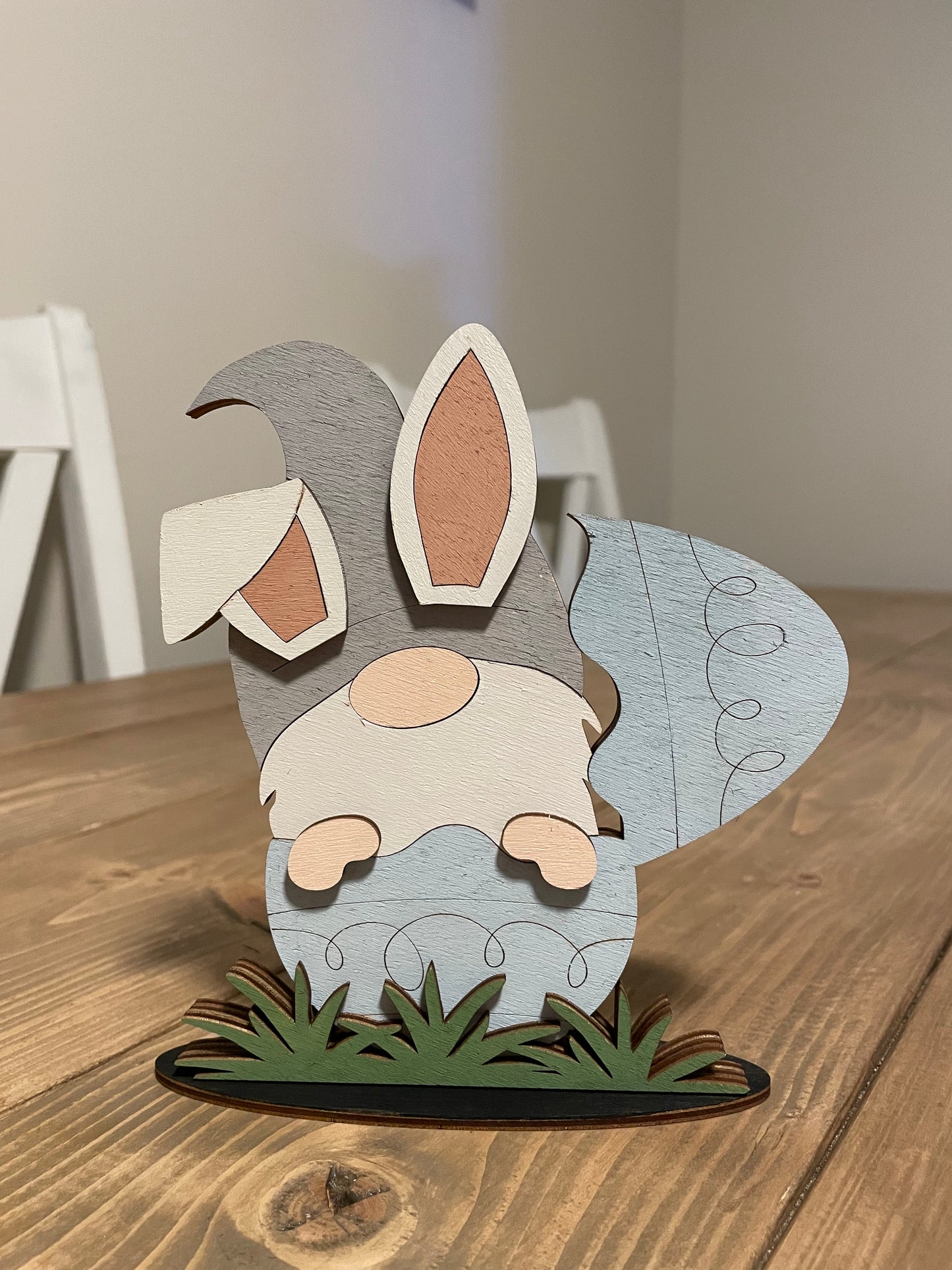 Free standing bunny gnomes