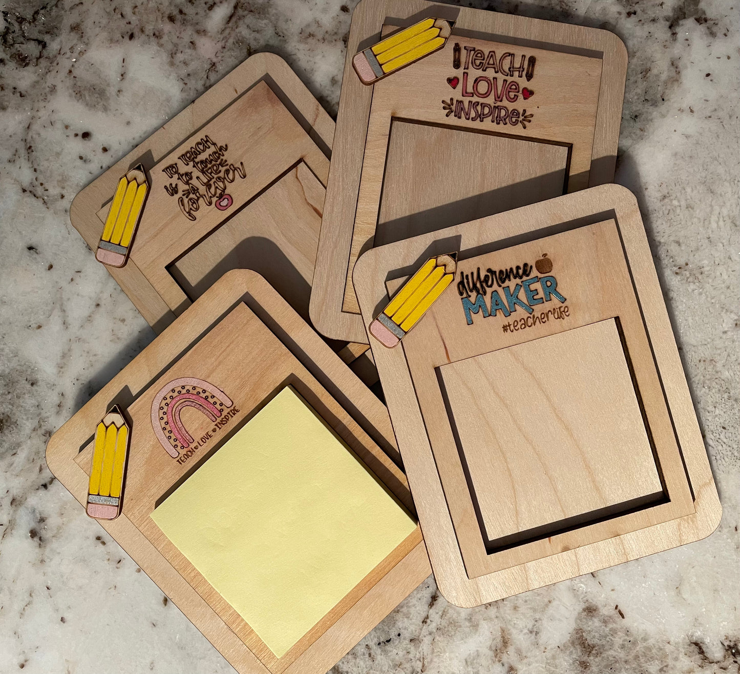 Teacher post it note holders.