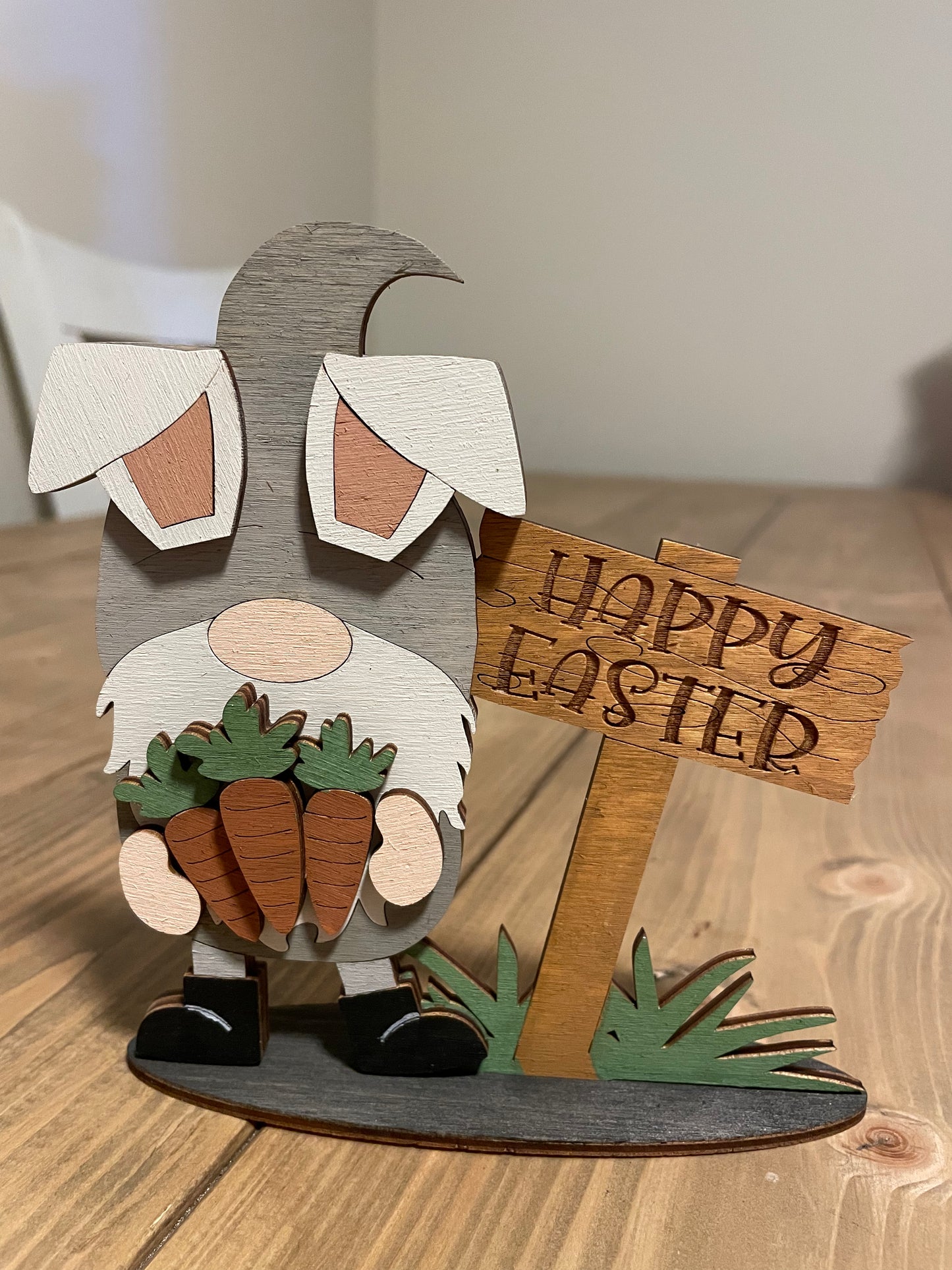 Free standing bunny gnomes