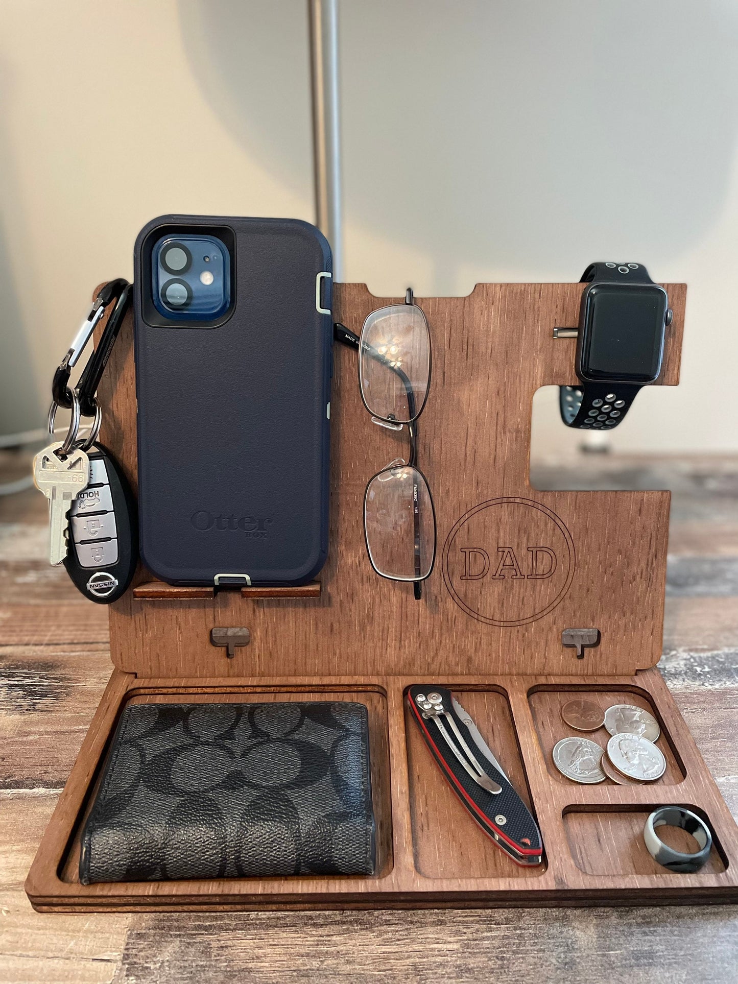 Charging station/nightstand organizer