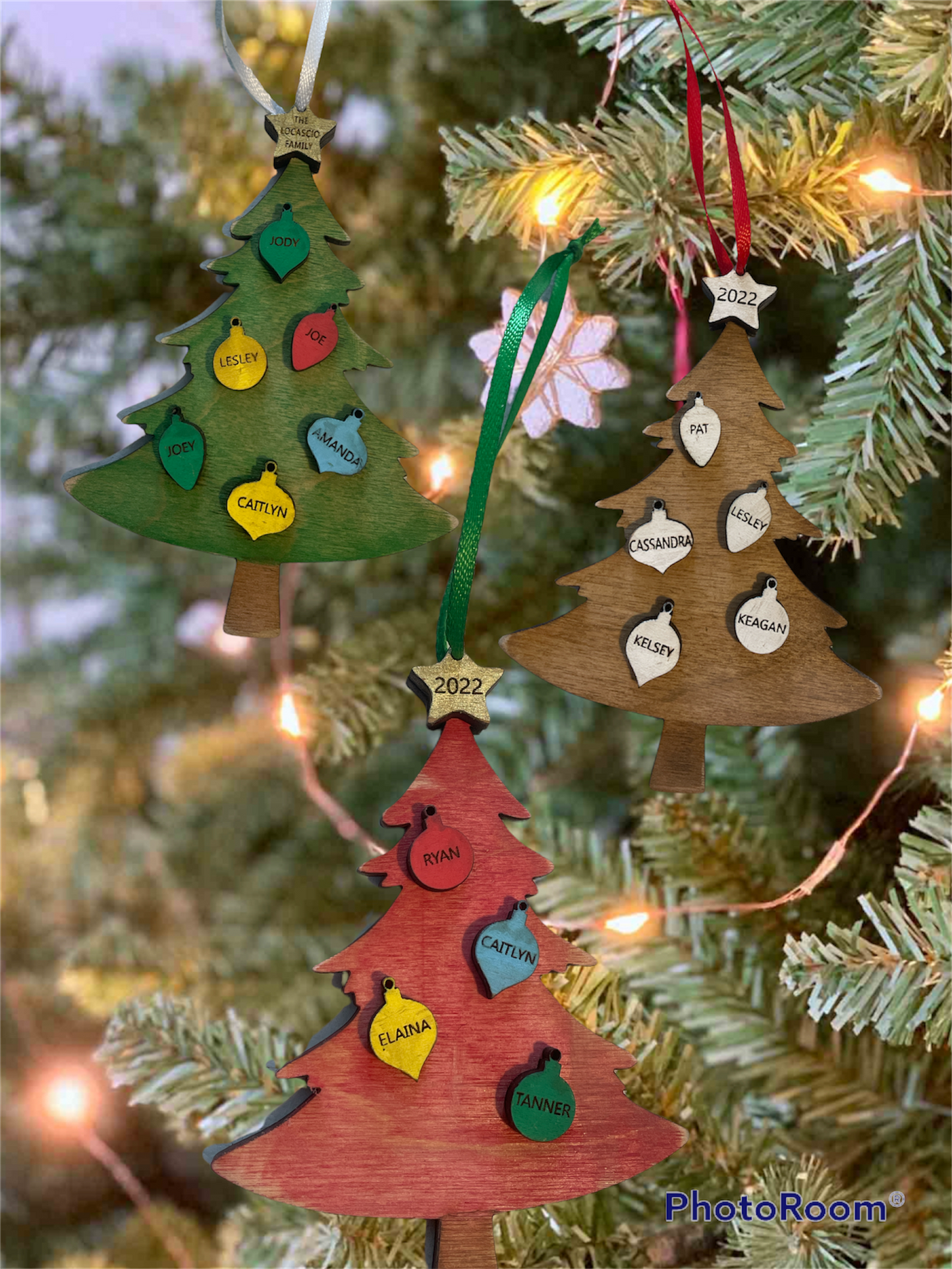 Family tree ornaments